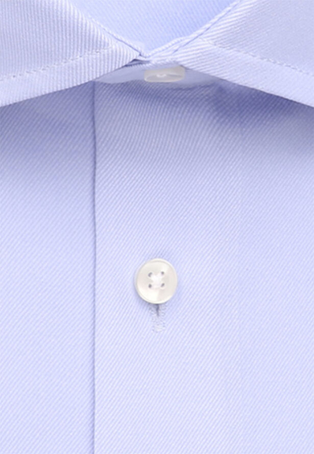 Seidensticker Performance shirt Slim Long sleeve Kent-Collar Uni Blue