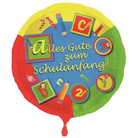 Folat Folienballon Schulanfang