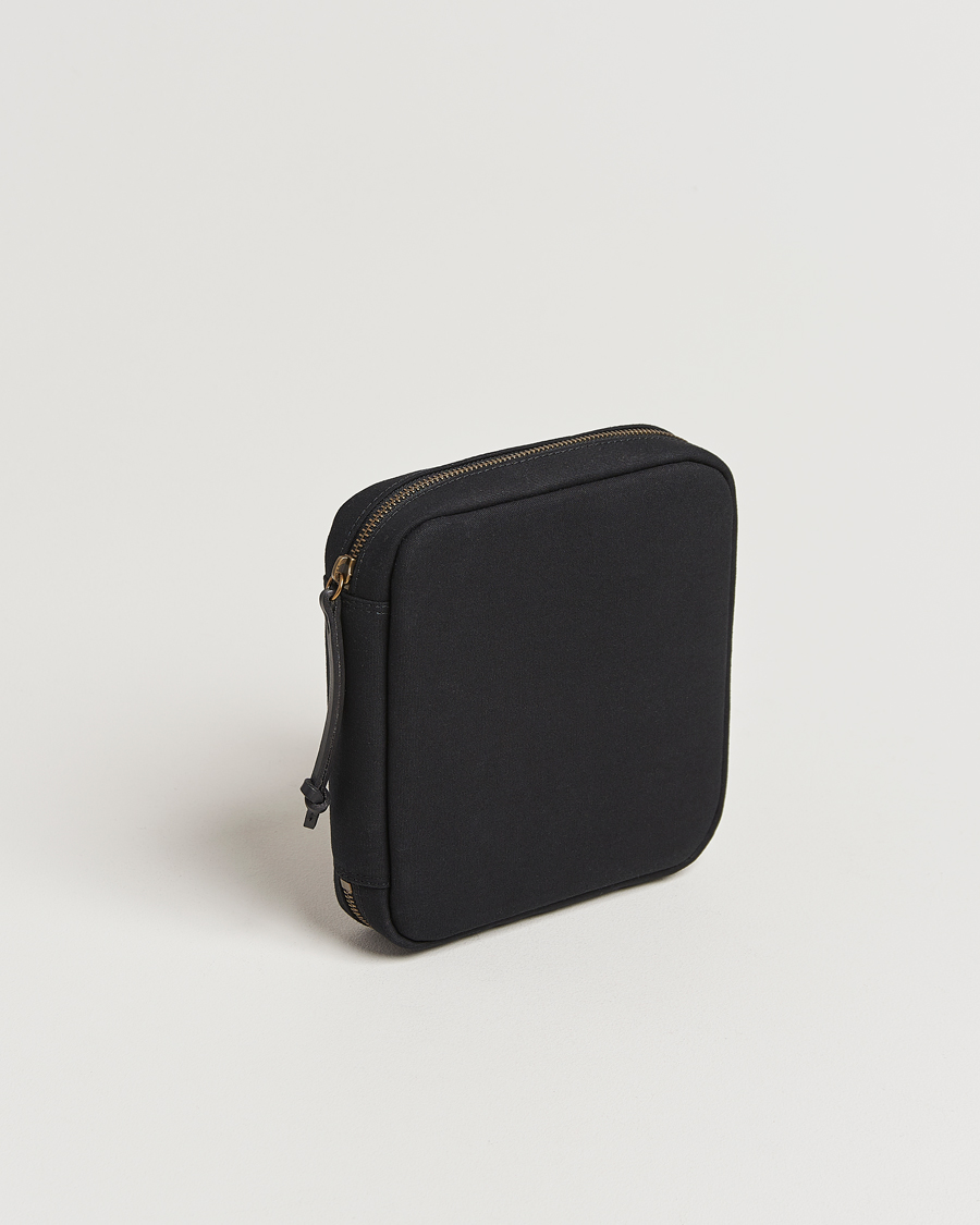 Polo Ralph Lauren Canvas/Leather Washbag Black