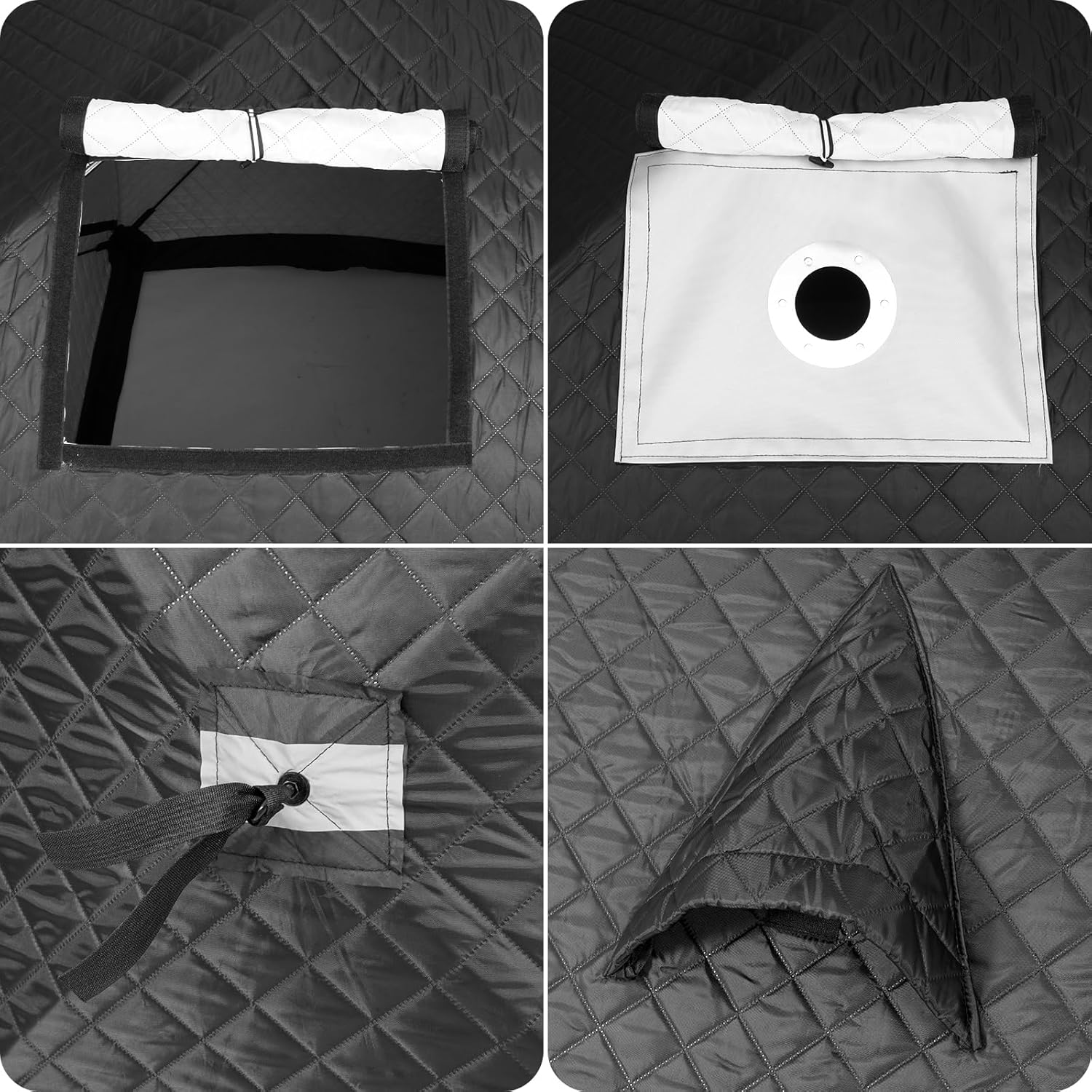 WILLOWYBE Tragbares Outdoor-Sauna-Set mit Saunazelt, Sauna-Holzofen und Schutzabdeckung – für Trockensauna, Kochen und gemeinsame Zeit mit Familie und Freunden.