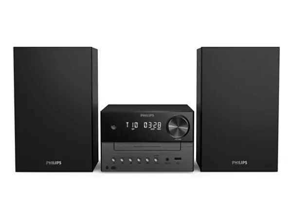 Philips 3000 series TAM3505M2/12, Home audio micro system, Sort, 20 W, 6 ohm (O), 66 - 20000 Hz, DAB, DAB