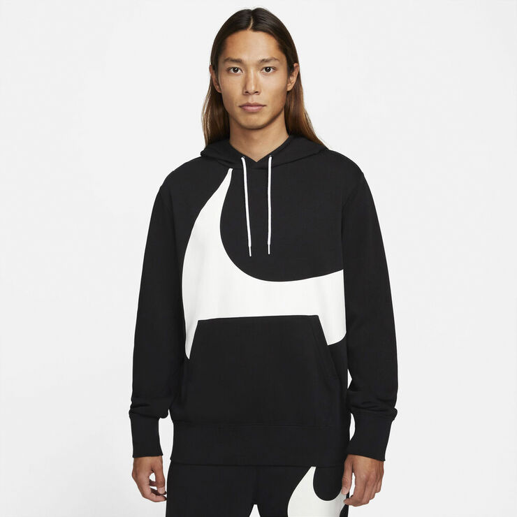 Nike Sportswear Swoosh Semi Brushed Haettetroje Sort