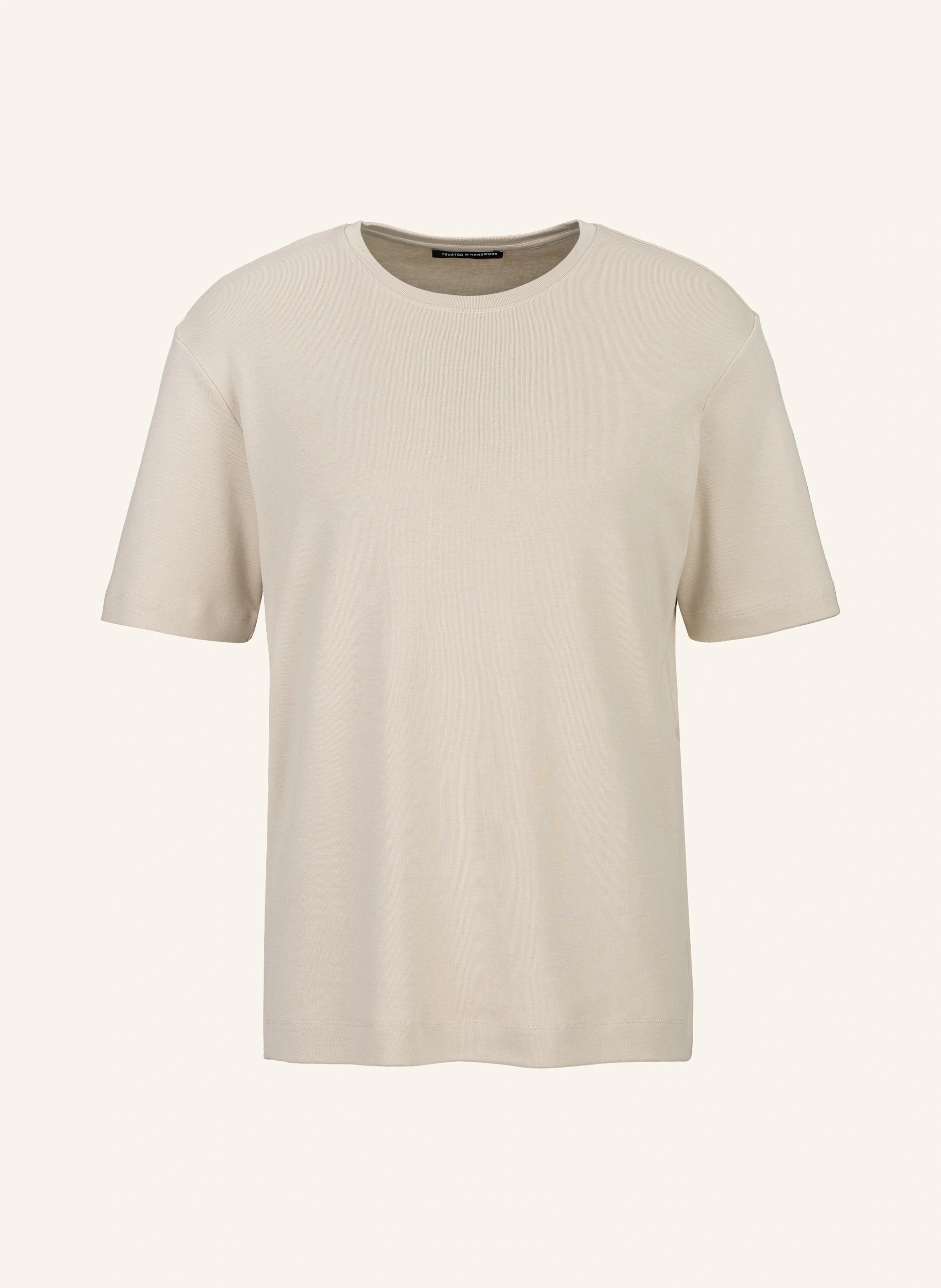TRUSTED HANDWORK Round Neck 1/2-Sleeve T-Shirt