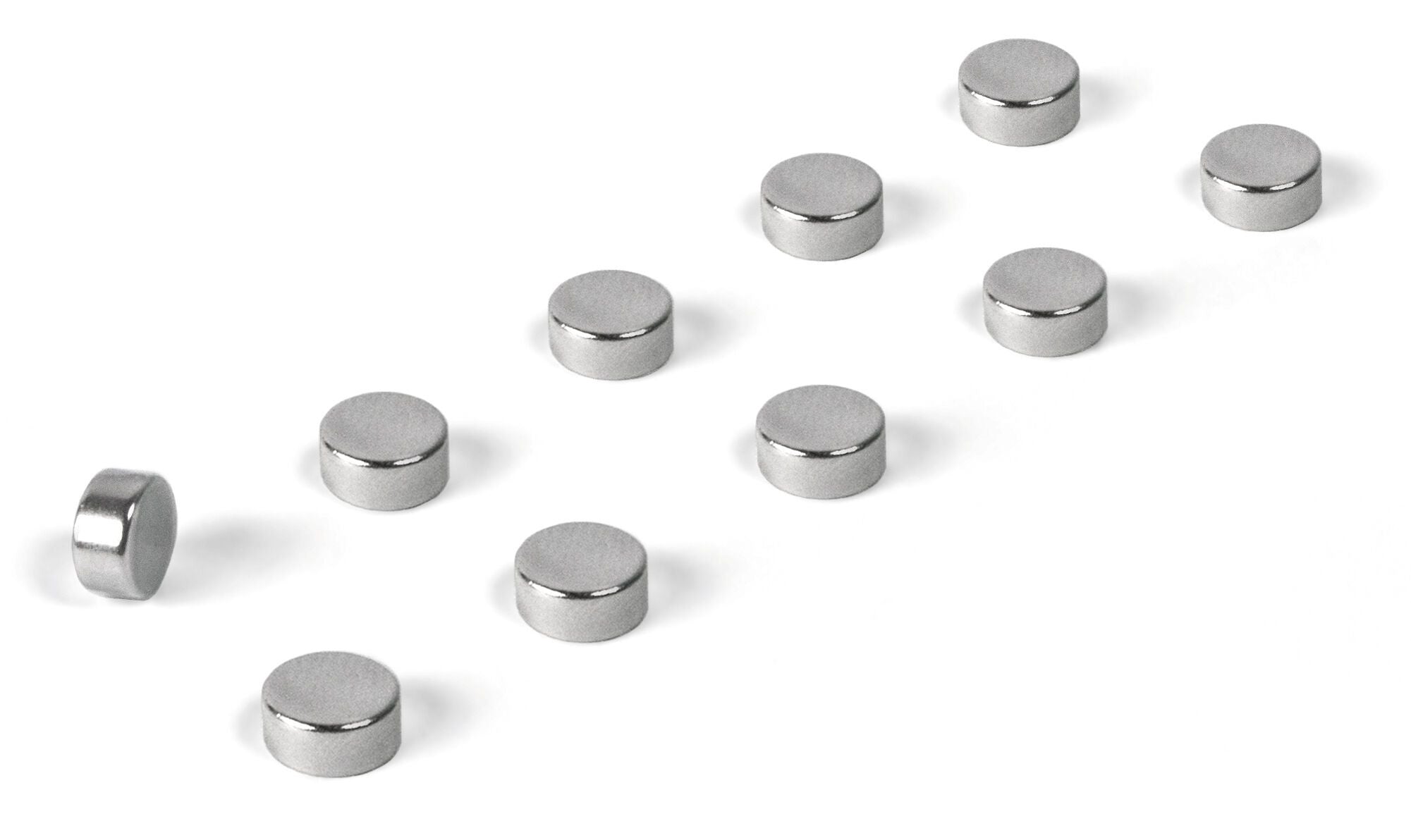 STEELY Magnet - Silber / H: 0.3 cm