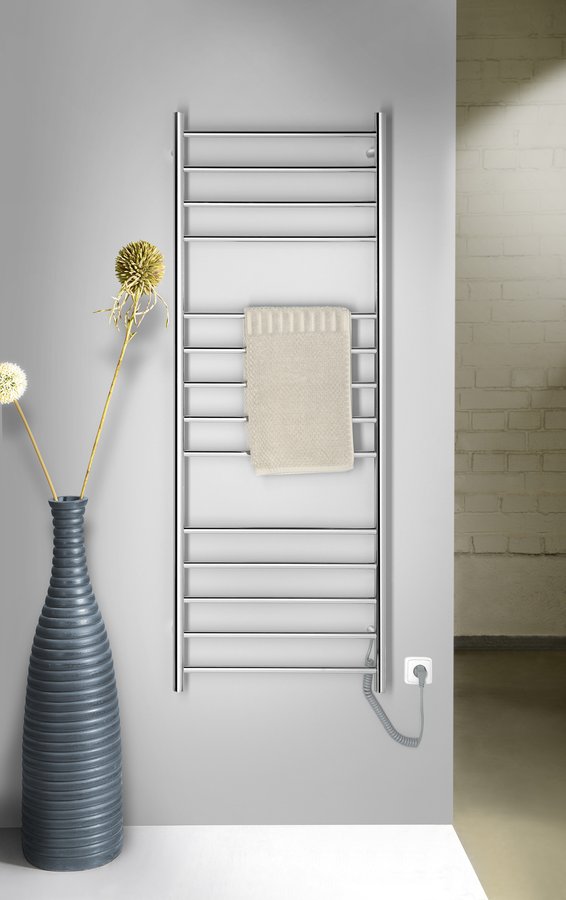 Sapho Redondo elektrische radiator 60x150cm 130W chroom