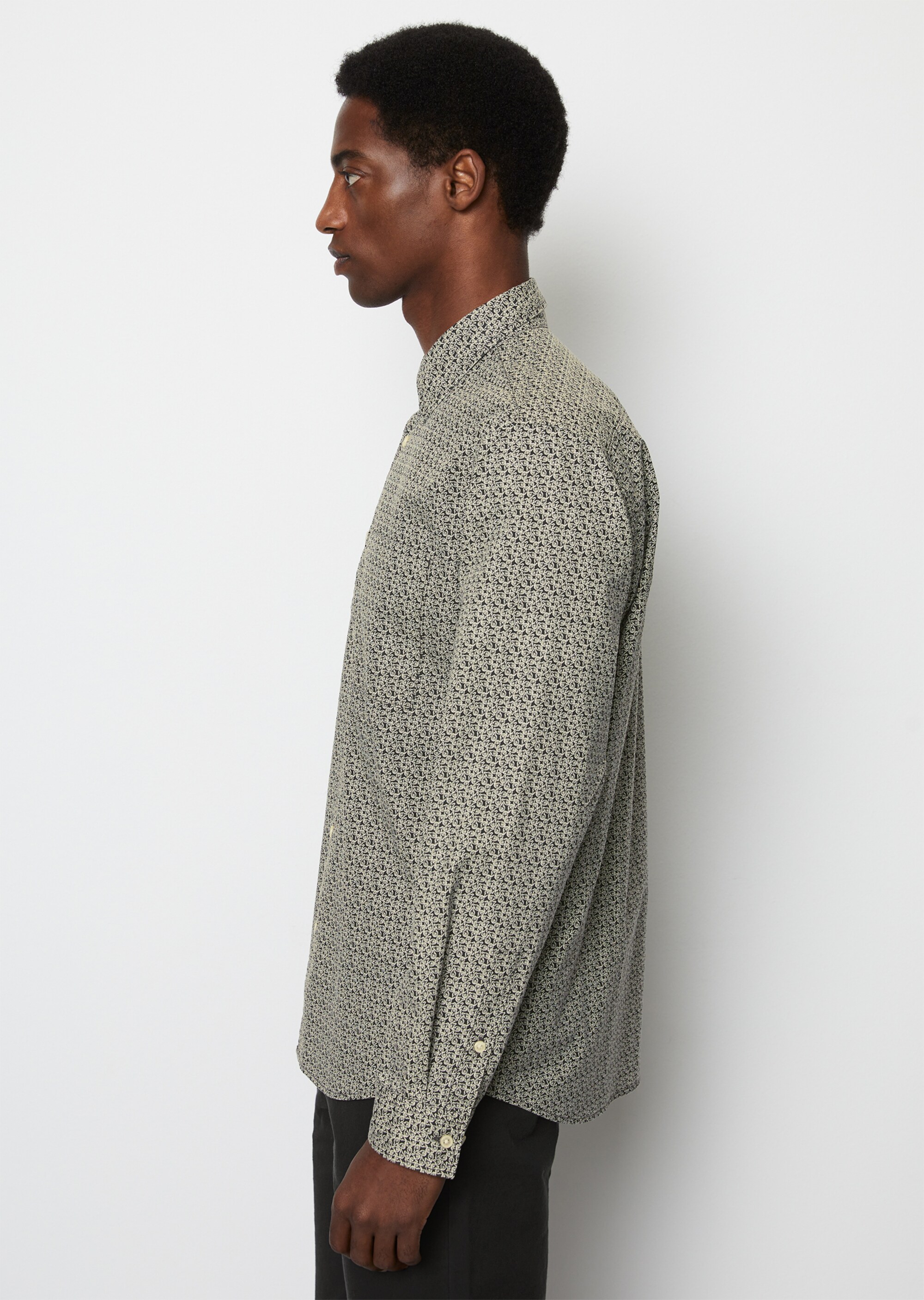 Hemd regular mit Allover-Print