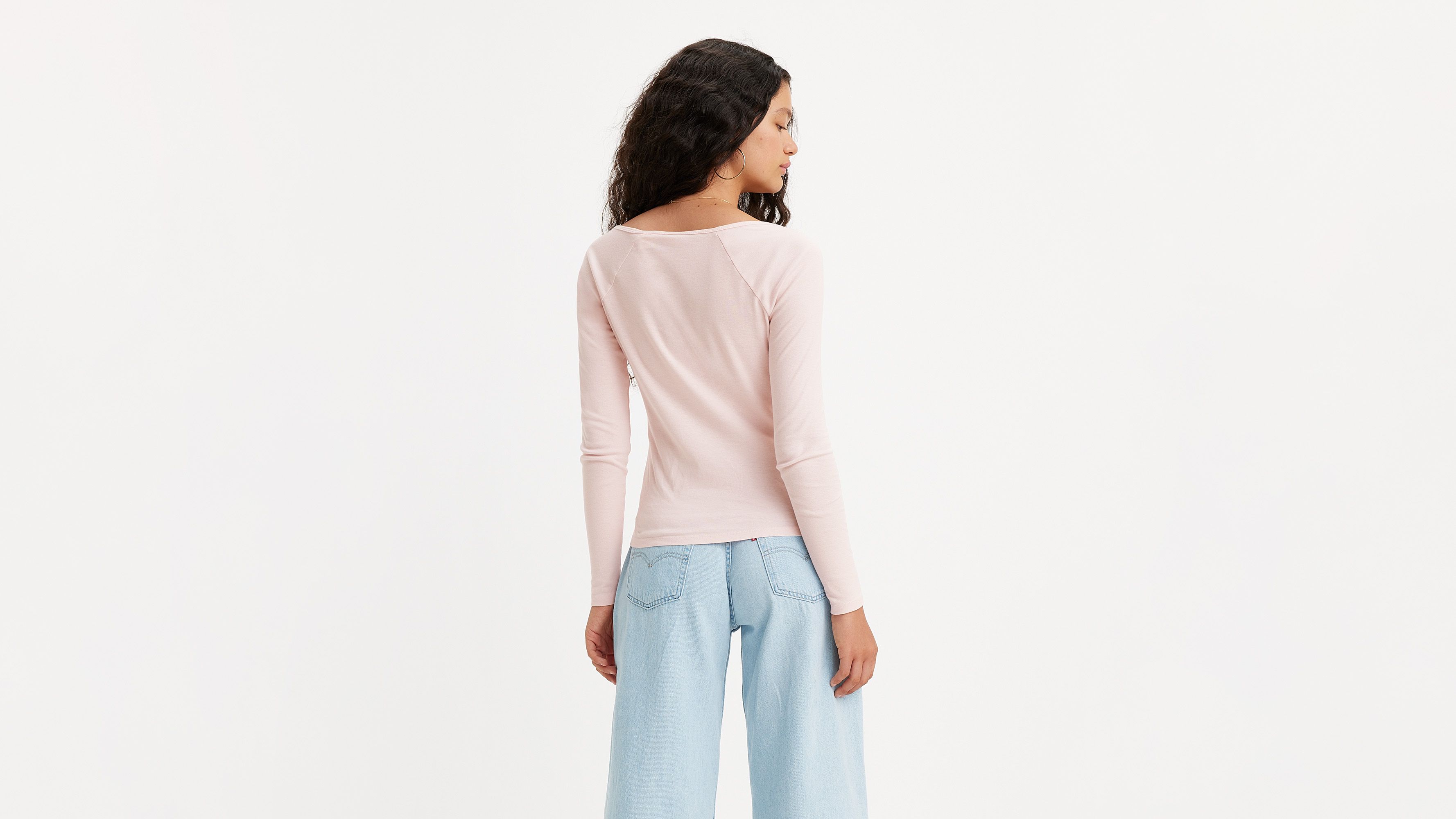 Haut manche longue Heavenly - Mauve Chalk - Rose