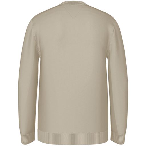 Tommy Jeans Slim Essential Vneck Striktrøje, Newsprint, XL