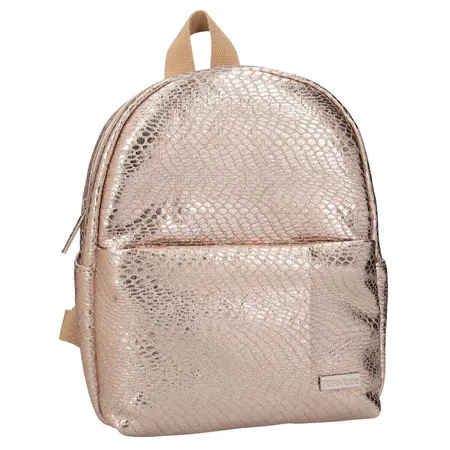 Depesche TOPModel kleiner Rucksack Schlangenprägung gold