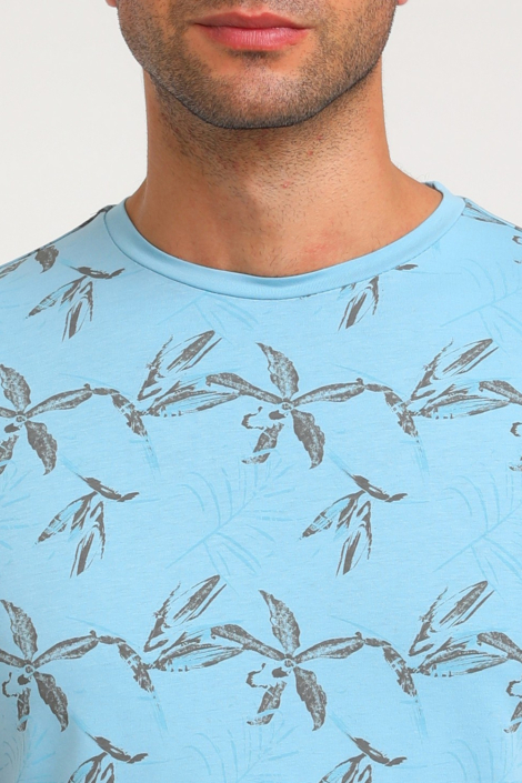 Gabbiano blauwe heren t-shirt