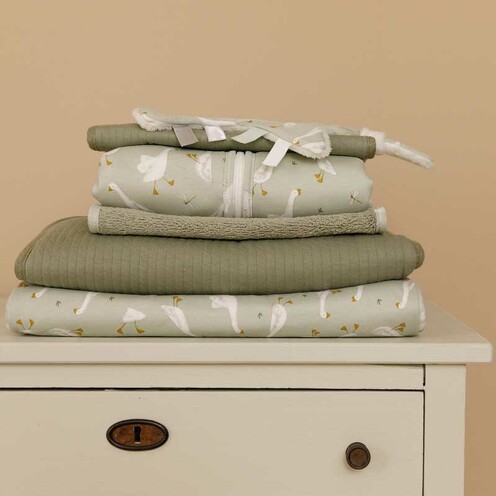 Couverture de lit bébé Little Goose Vert Menthe - LITTLE DUTCH