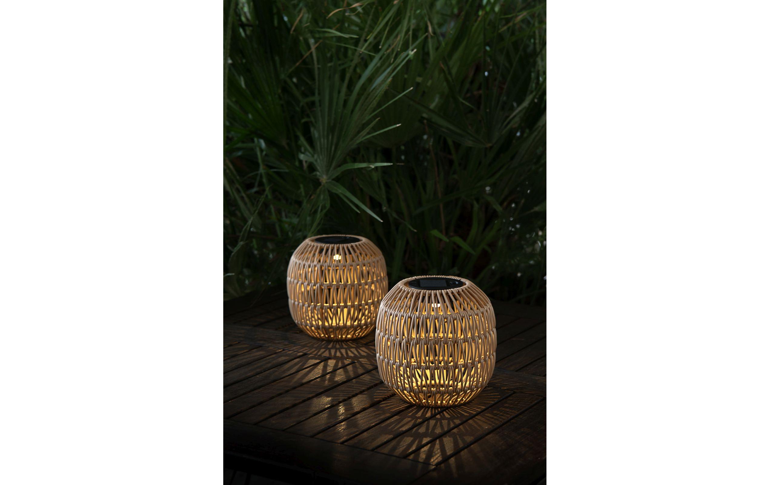 Laterne Solar Calm Light BraunDekorative Solarleuchte