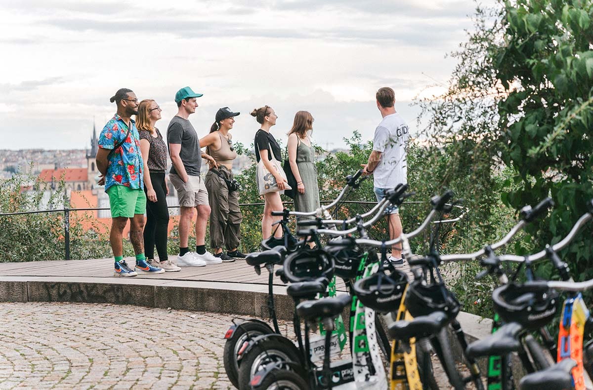 Sightseeing mit dem E-Scooter in Prag