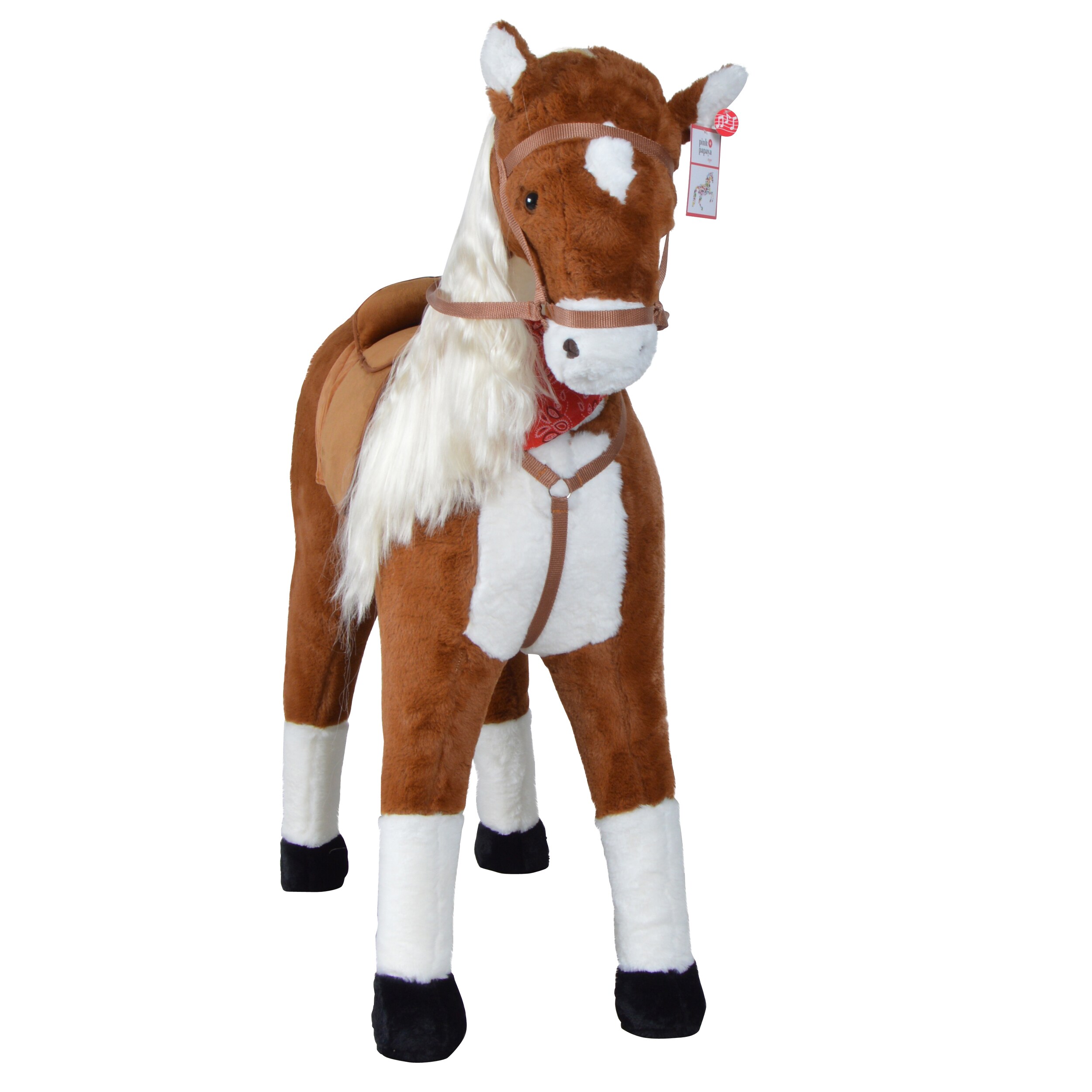 Pink Papaya Stehpferd für Kinder zum Reiten Elsa 105 cm