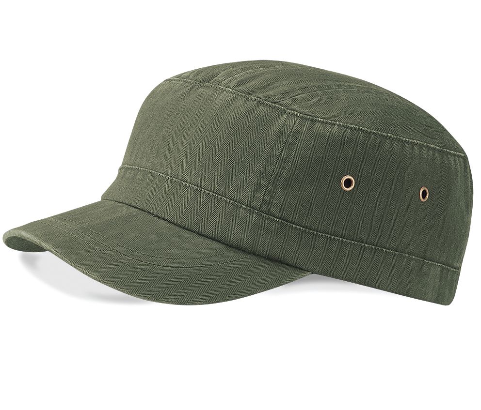 Beechfield B38 - Casquette Style Militaire en Coton Lavé