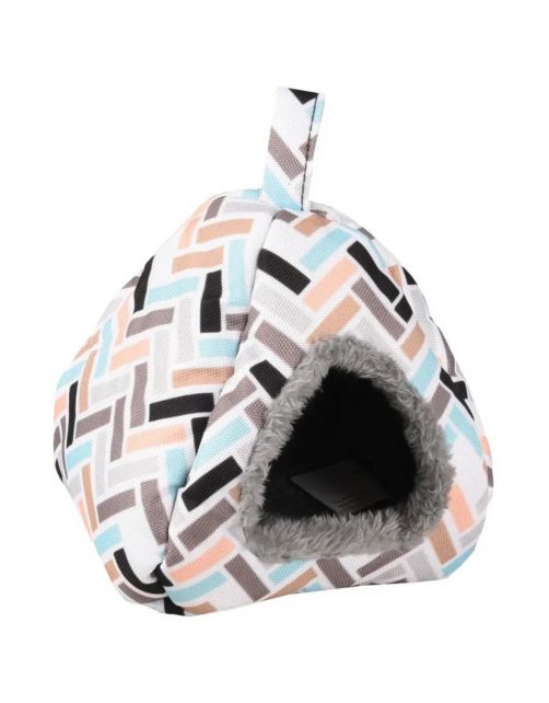 Flamingo Hamsterhuis Clavio Iglo - Kooi Accessoire - 13x13x15 cm Multi-Color