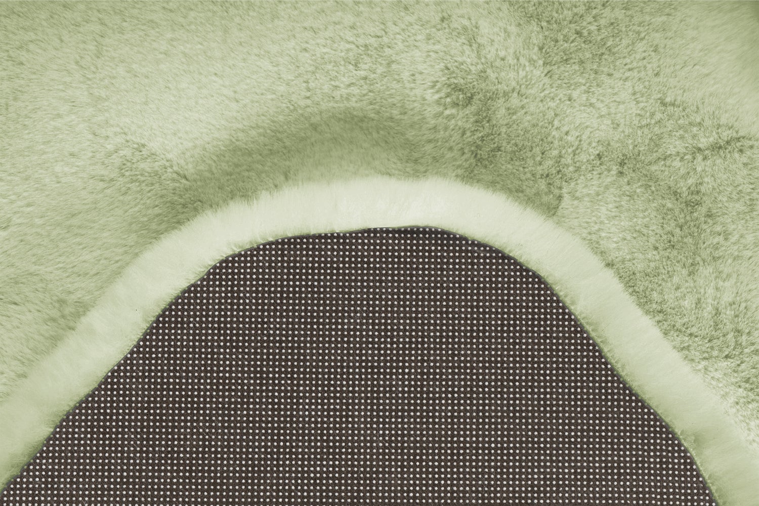 Royala Mint hoogpolig tapijt, 35 mm, effen kleur, 60 x 90 cm