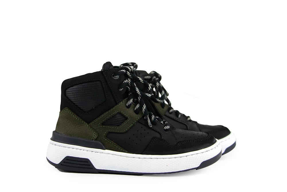 Trackstyle Hoge Sneaker Benji Bond Black Green