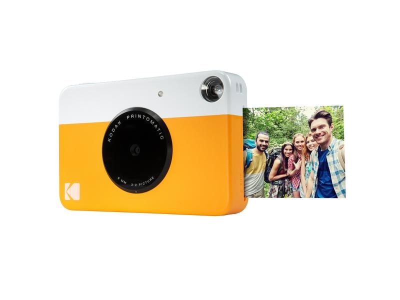 Kodak Fotokamera Printomatic Gelb Aufnahme und Abzug im Handumdrehen
