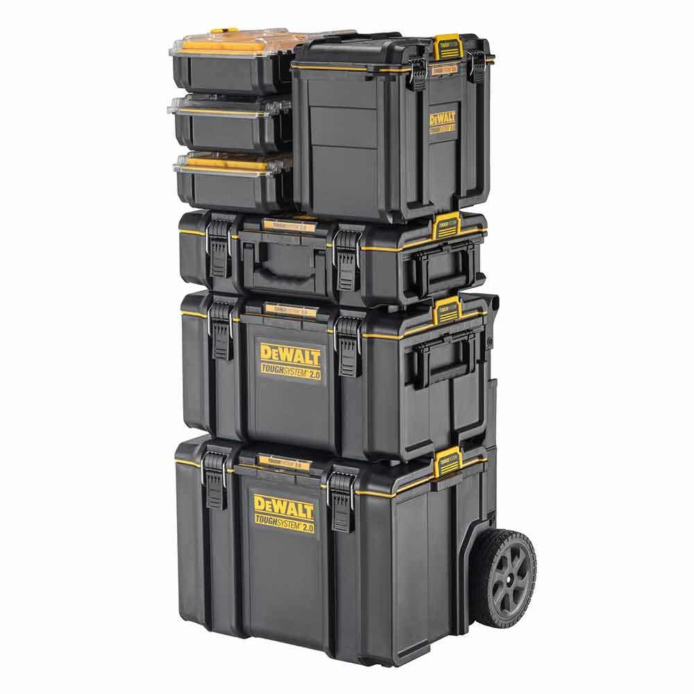 Caixa de ferramentas DEWALT TOUGHSYSTEM 2.0 de meia largura DWST08035-1