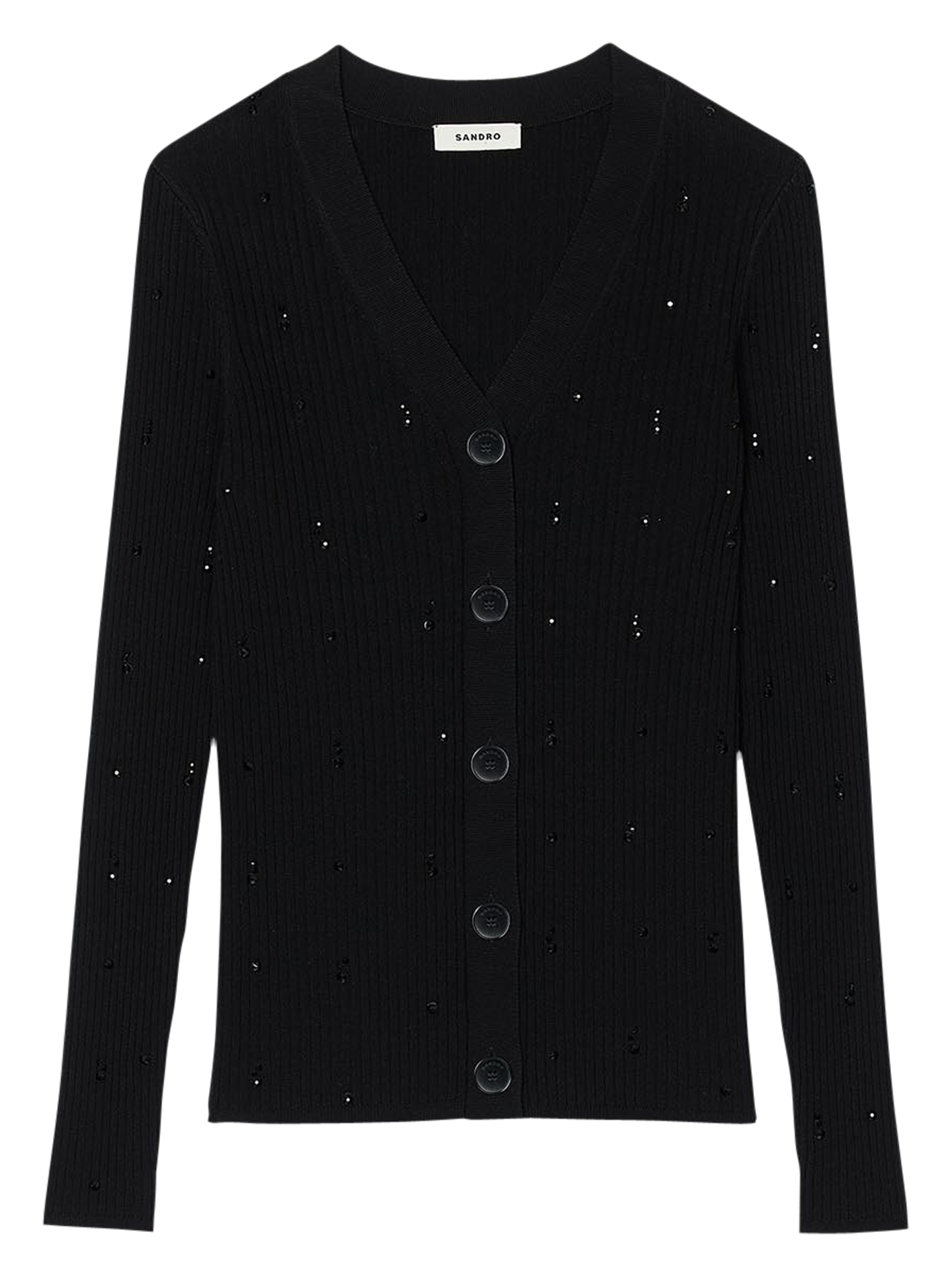 Gilet col V | Noir