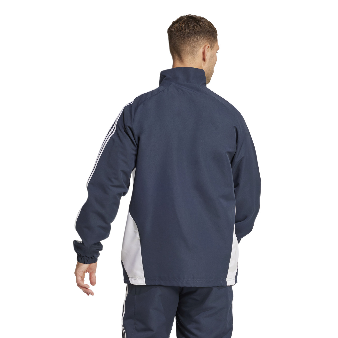 Adidas Real Madrid Urban Purist Trainingsjack 2024-2025 Donkerblauw Wit Lichtgroen