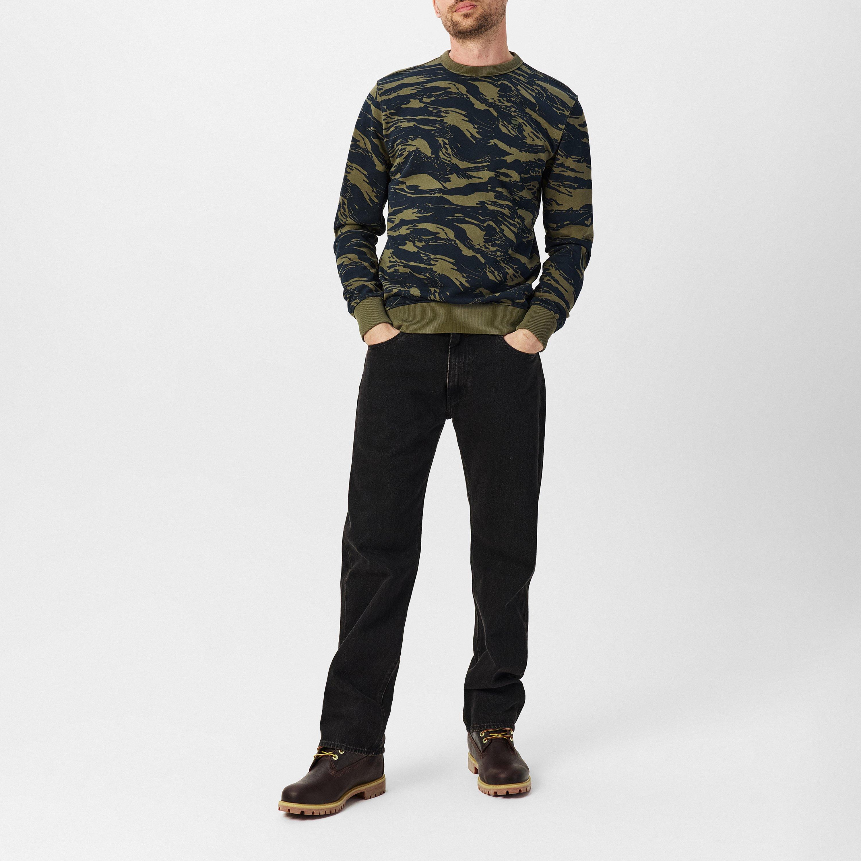 G Star Tiger Camo Sweater
