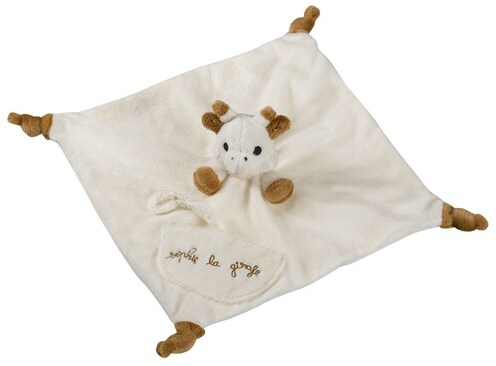 Doudou avec attache-sucette Sophie la girafe - VULLI