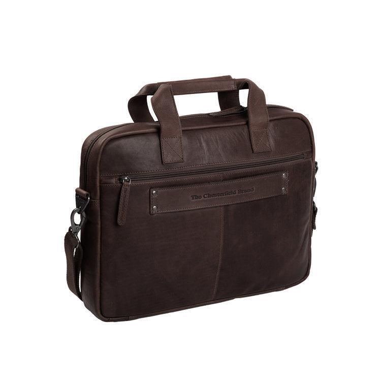 The Chesterfield - Calvi - Leren werktas 15.6