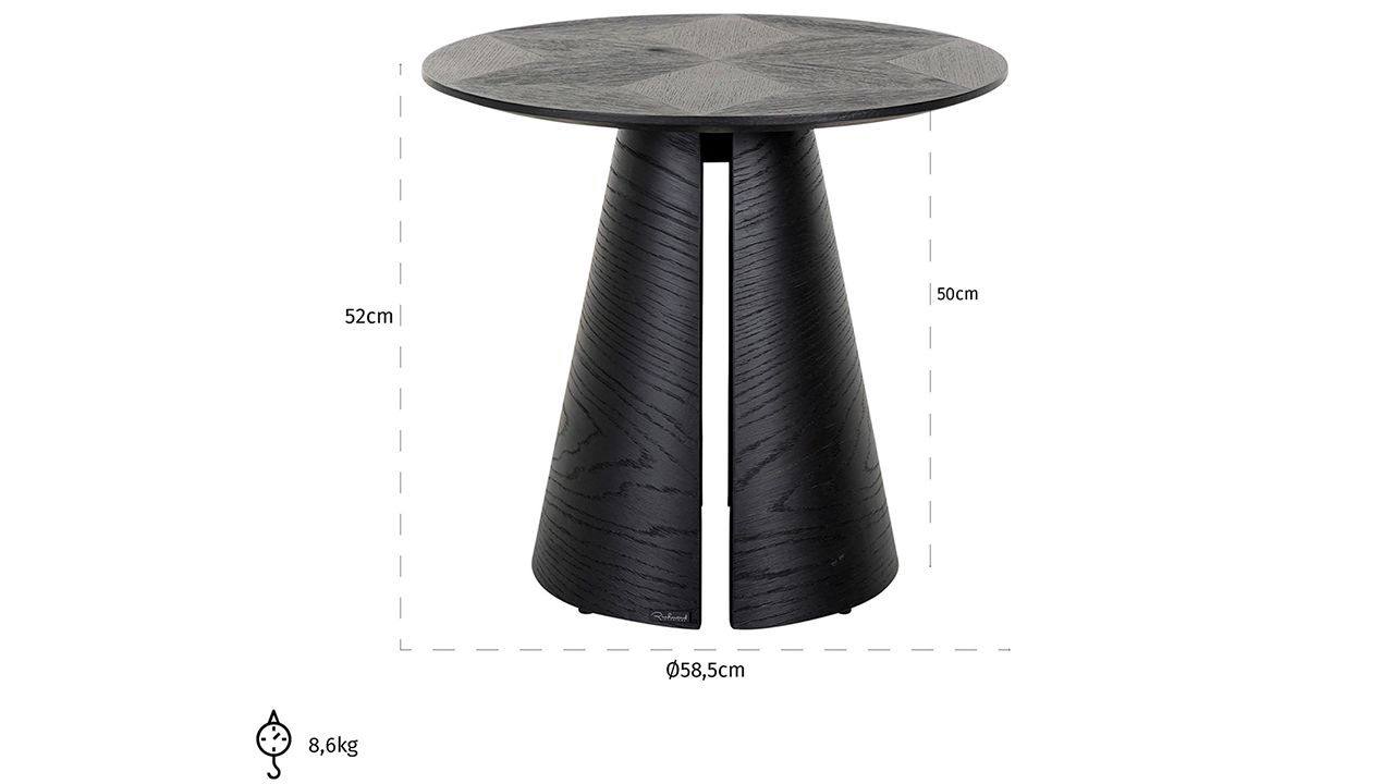 Bijzettafel 210709 Blax ⌀58.5  x H52 cm
