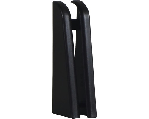 Eindstukken zwart FU60 2 60/6 (rechts & links)