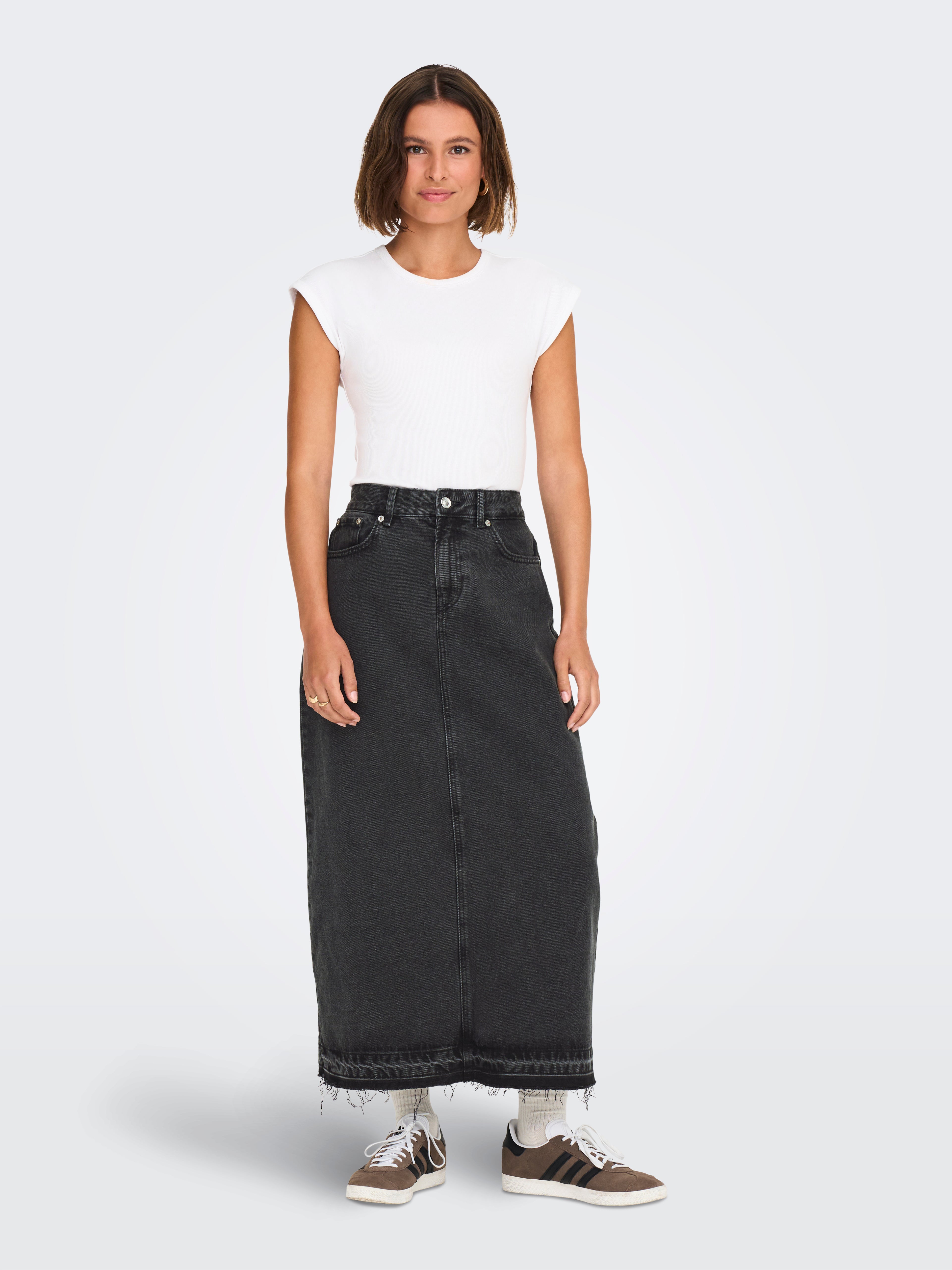 ONLNELIA Jeansrock Washed Black
