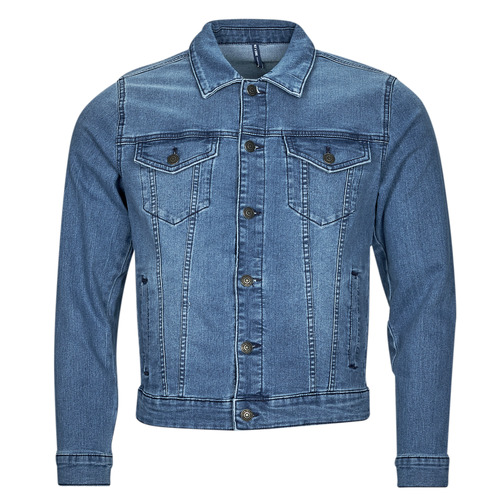 Only & Sons  - ONSCOIN MID. BLUE 4333 JACKET - Bleu