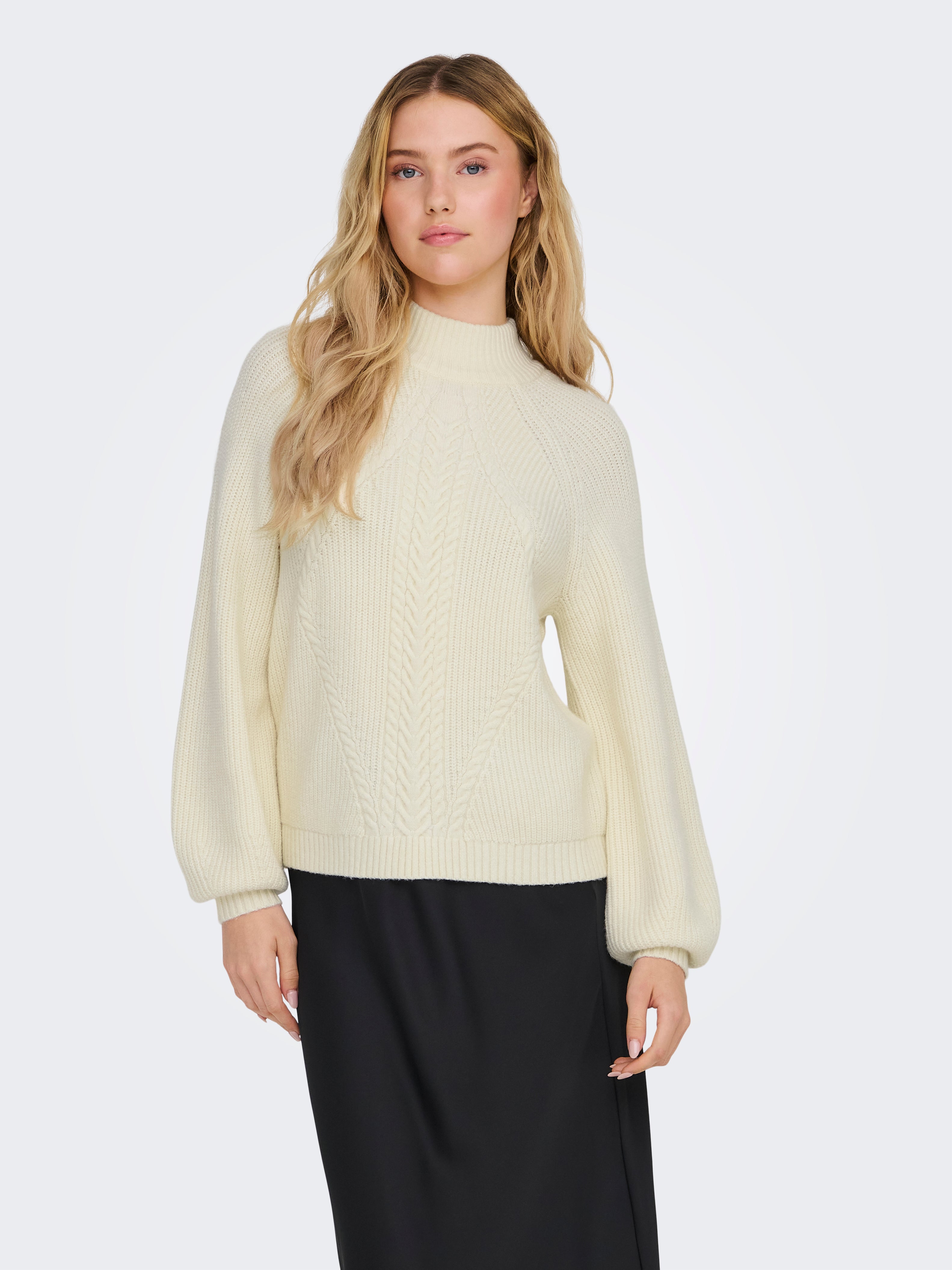 ONLKATIA Strickpullover Whitecap Gray