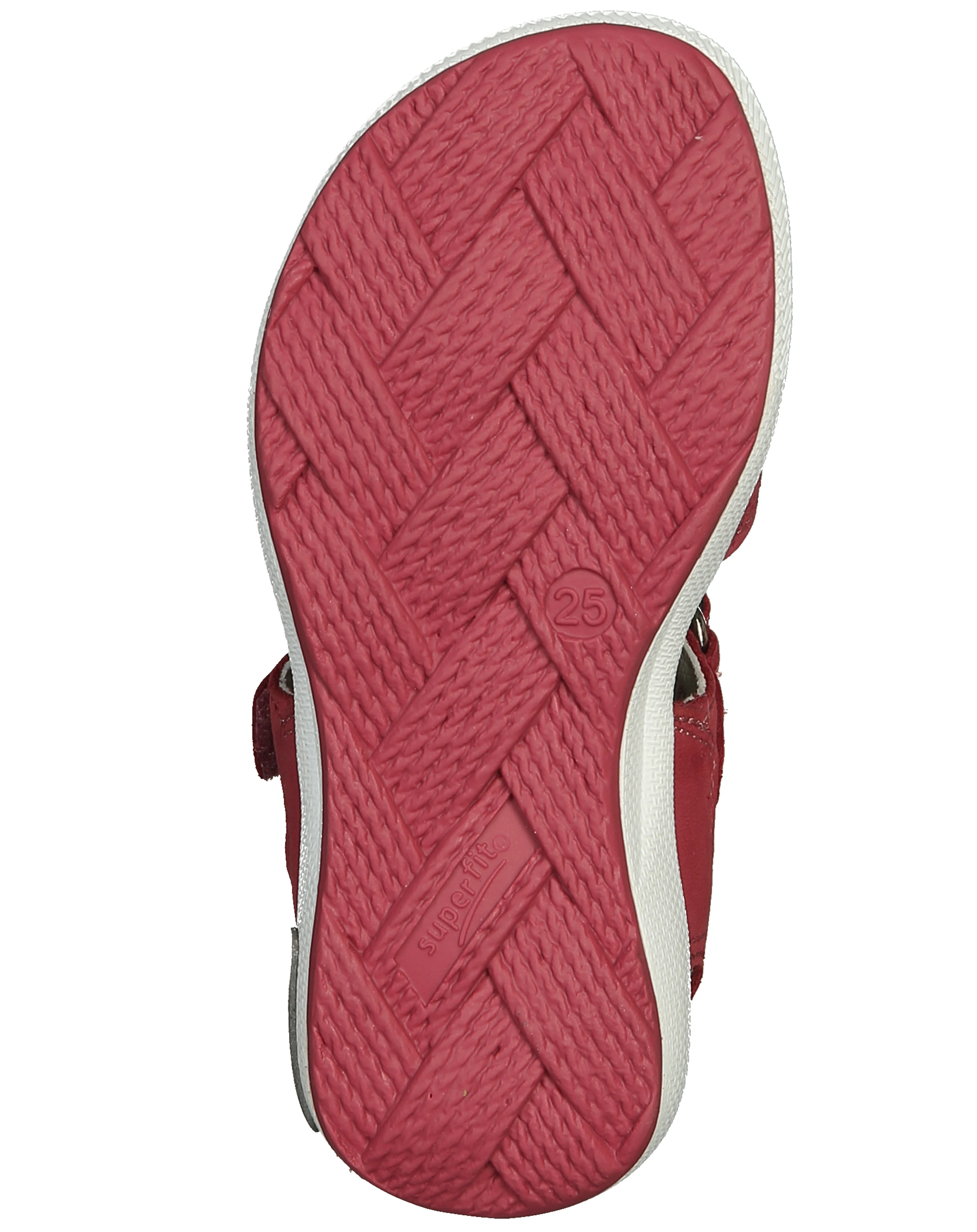 Leder-Klettsandalen EMILY - HERZ in pink
