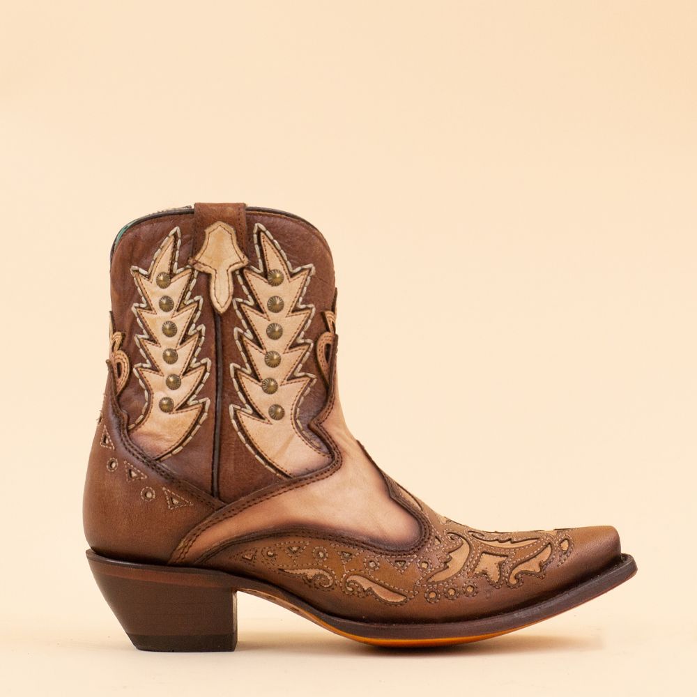Corral cowboylaarsjes A4750 Brown Overlay