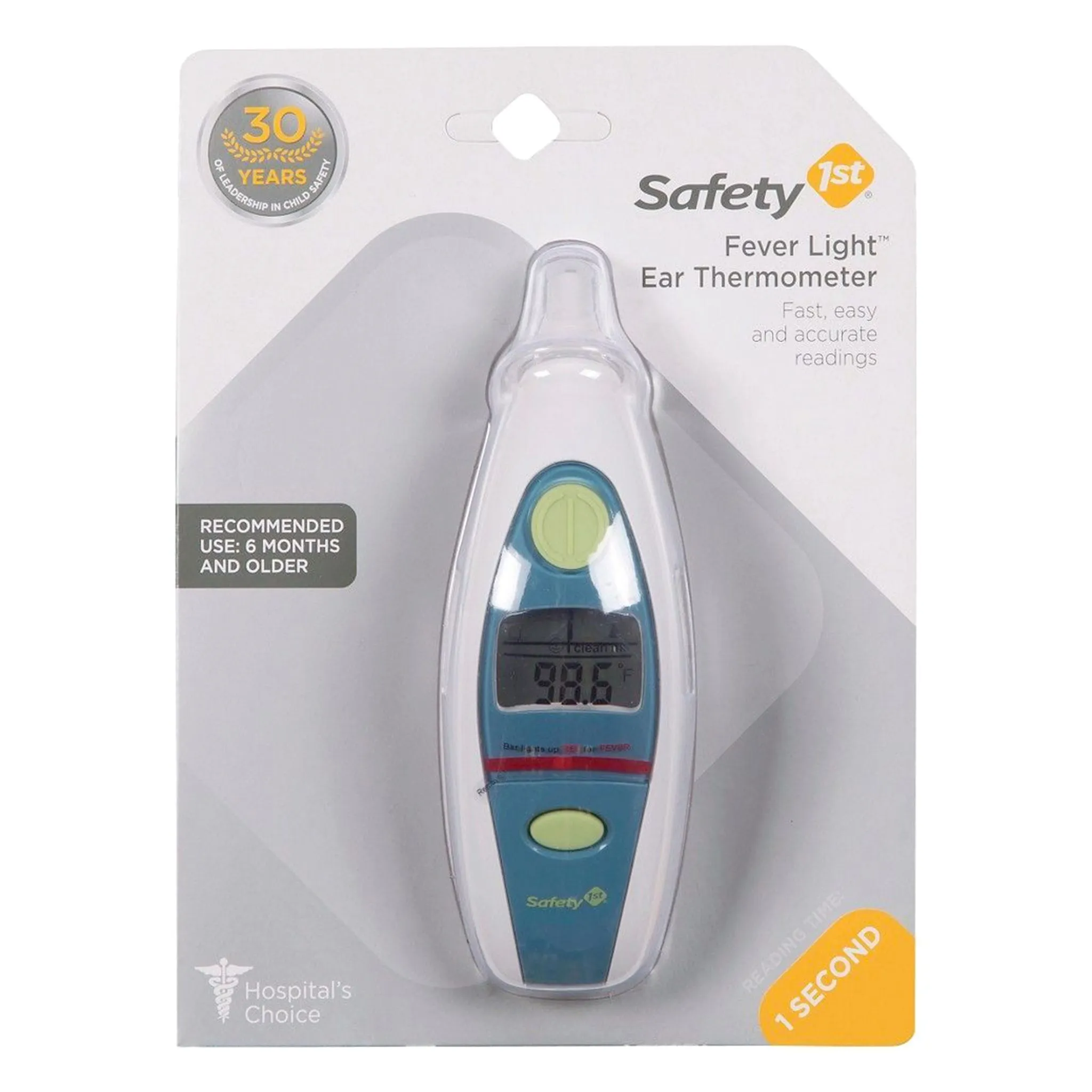 Safety 1st Thermomètre Auriculaire Fever Light