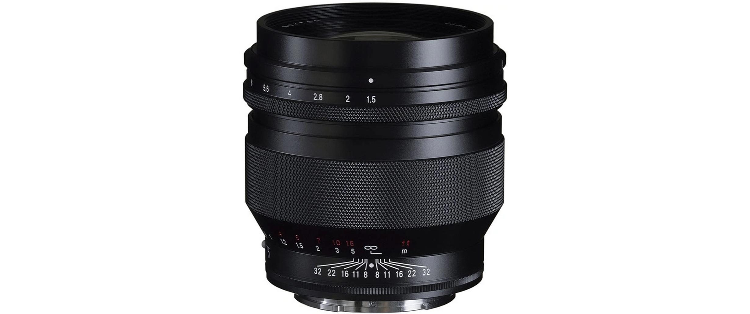 Festbrennweite Nokton 75mm F/1.5 asph – Sony E-Mount<br>Objektiv mit grosser Blendenöffnung und manuellem Fokus