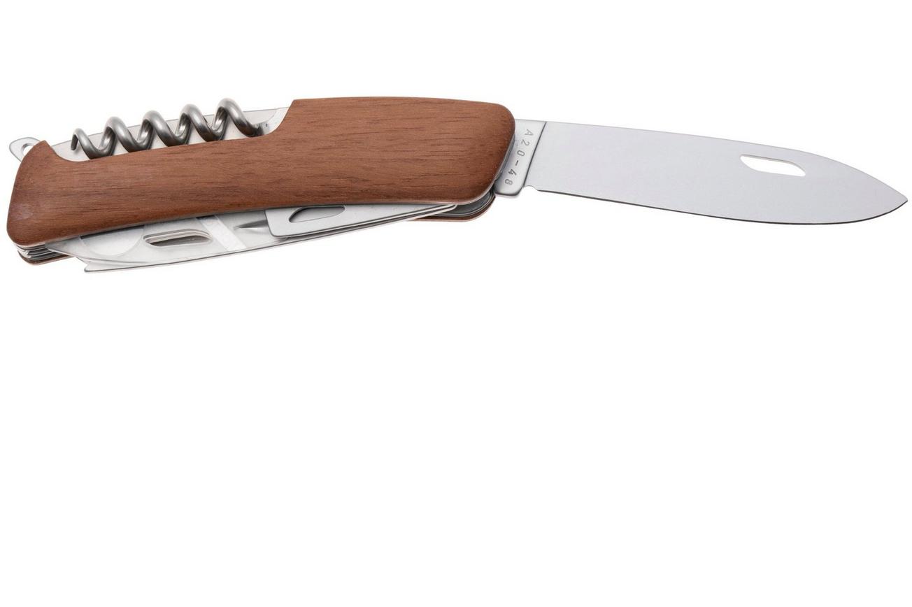 Swiza HO05R-TT AM, KHO.0096.6300, Walnut, Zwitsers zakmes, 7 tools