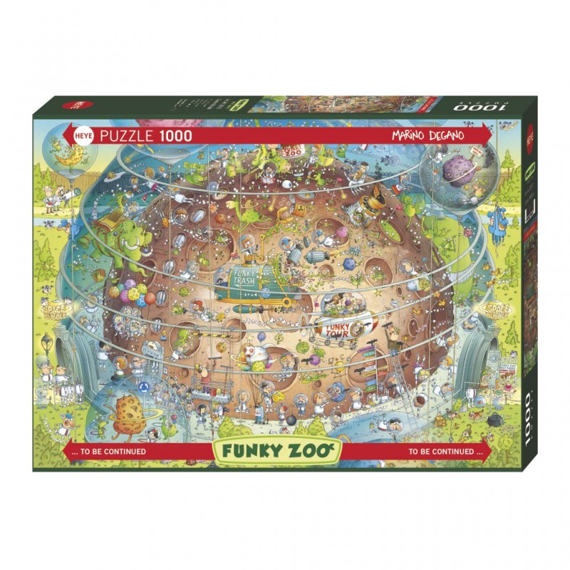 Puzzle 1000 pièces - Heye - Degano - Funky Zoo