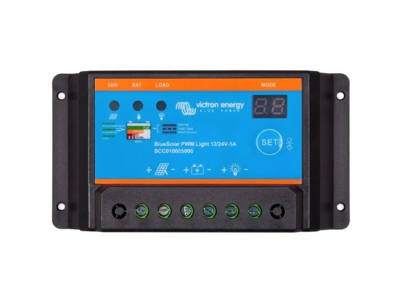 Victron Energy BlueSolar PWM-Light Charge Controller 48V-30A Solcelle-opladningsregulator PWM 48 V 30 A