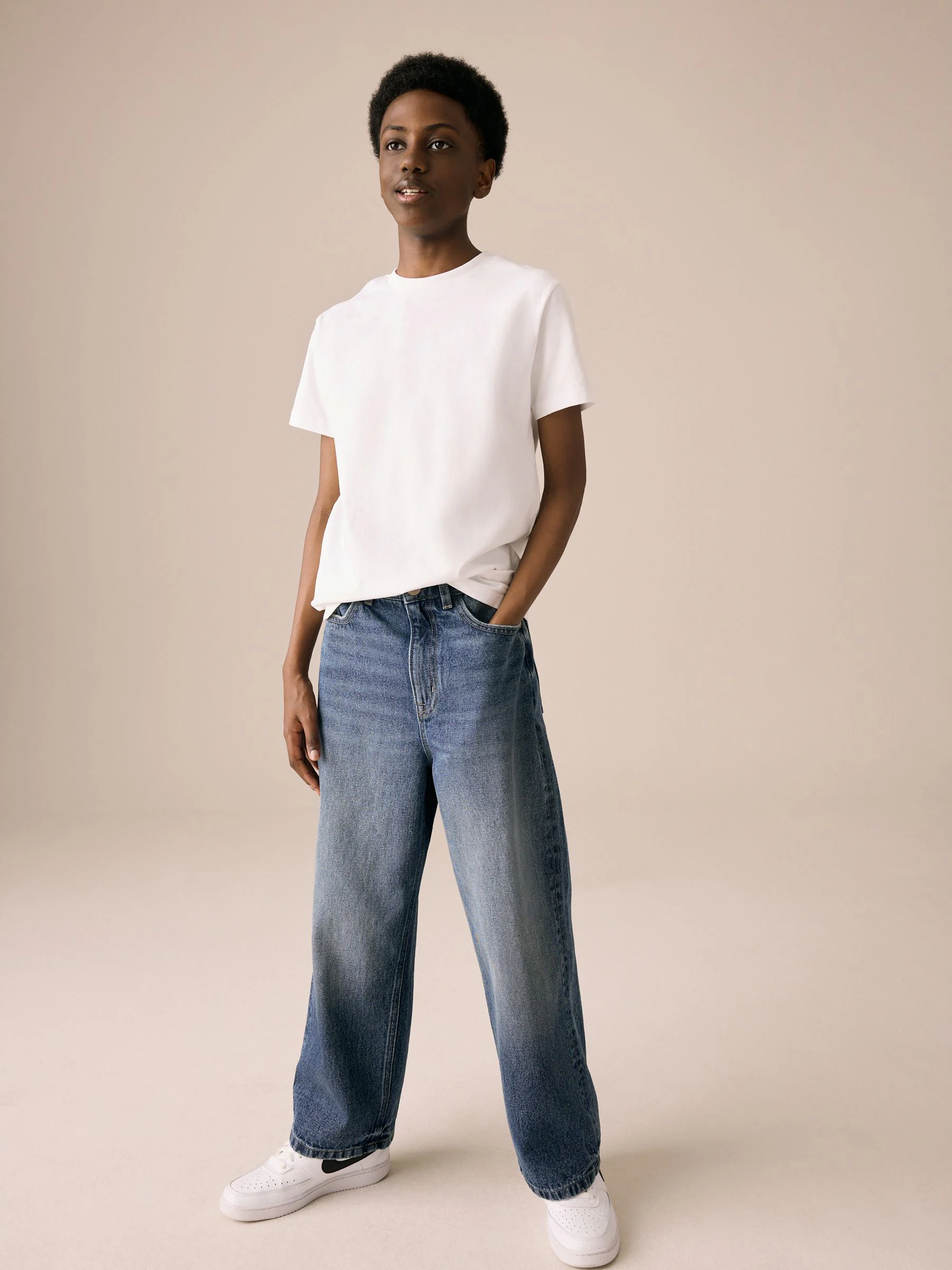 Donkerblauw denim - Authentieke jeans (3-16jr)