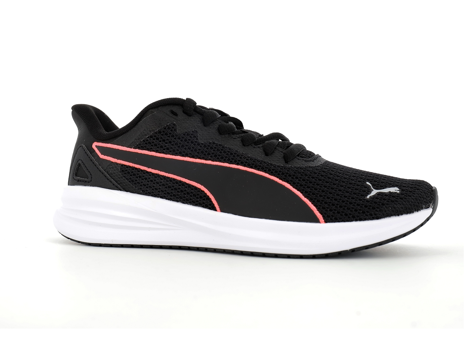 Puma-377030 Matières combinées Noir Rose