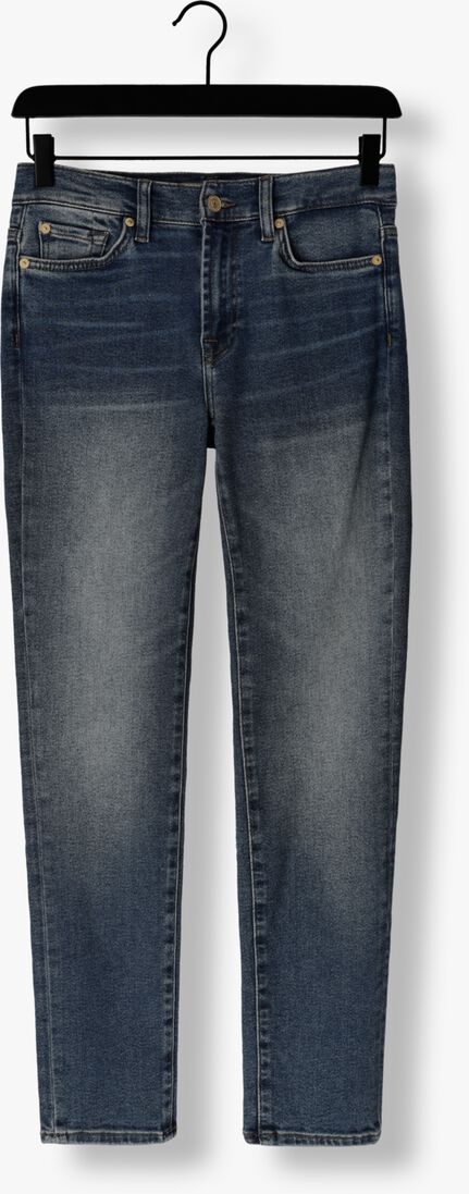blauwe 7 for all mankind straight leg jeans roxanne