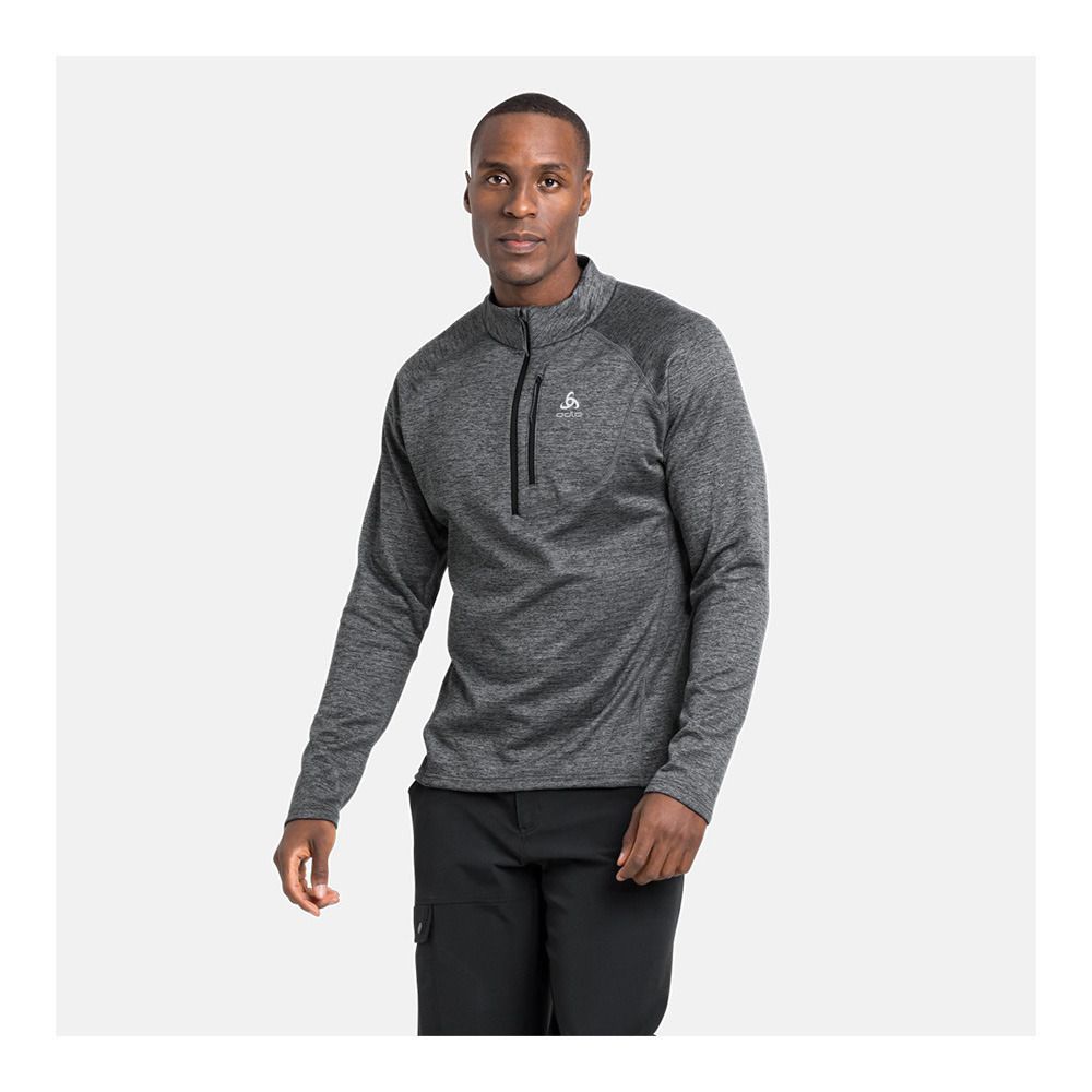 Odlo TENCIA - Polaire Homme dark grey melange