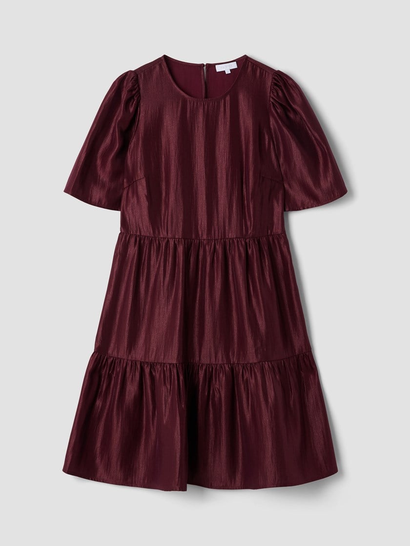 Charlene kjole Burgundy