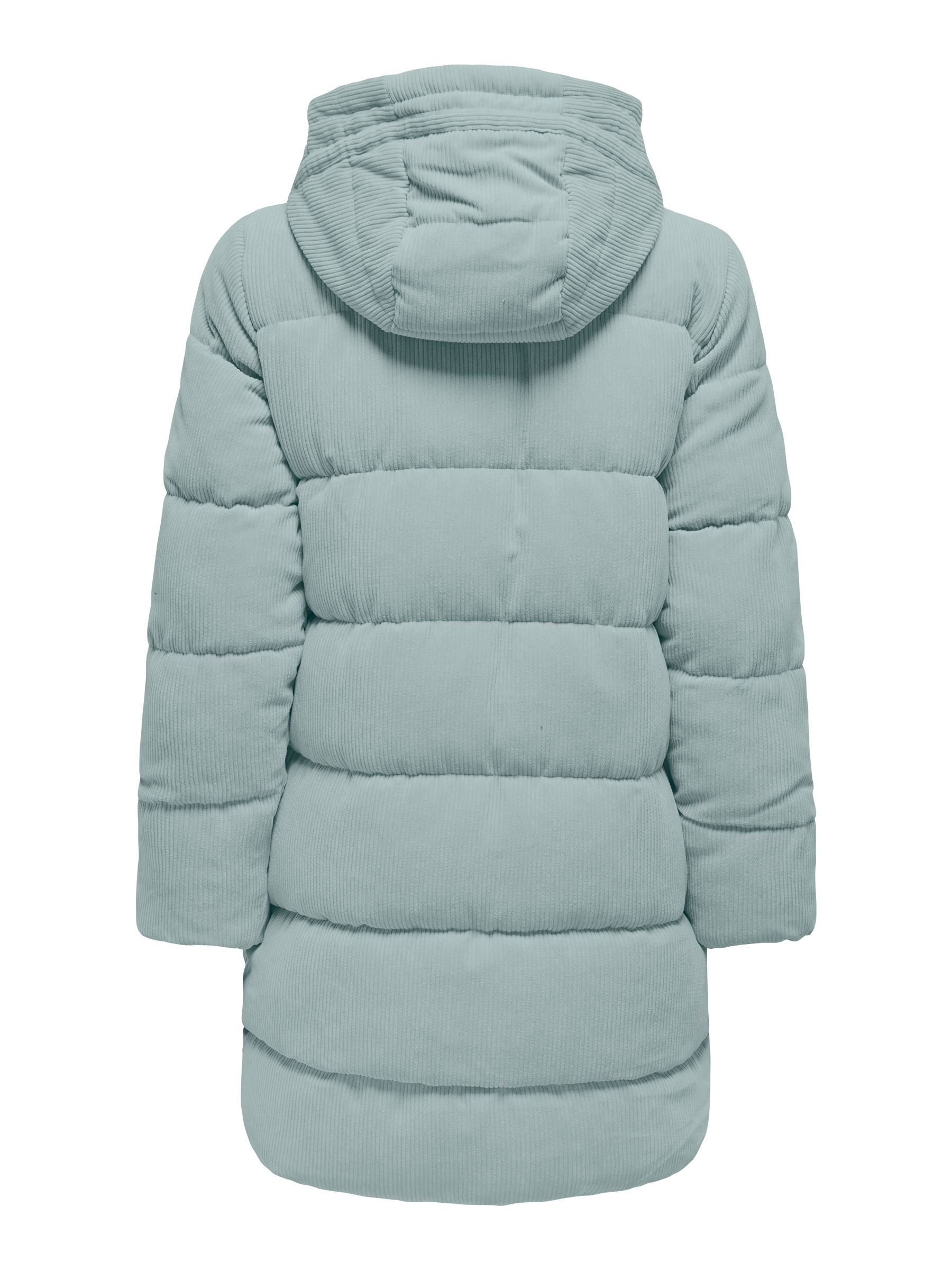 ONLY Steppjacke »ONLDOLLY LONG CORDUROY PUFFER OTW« mit Kapuze aus feinem Cordmaterial