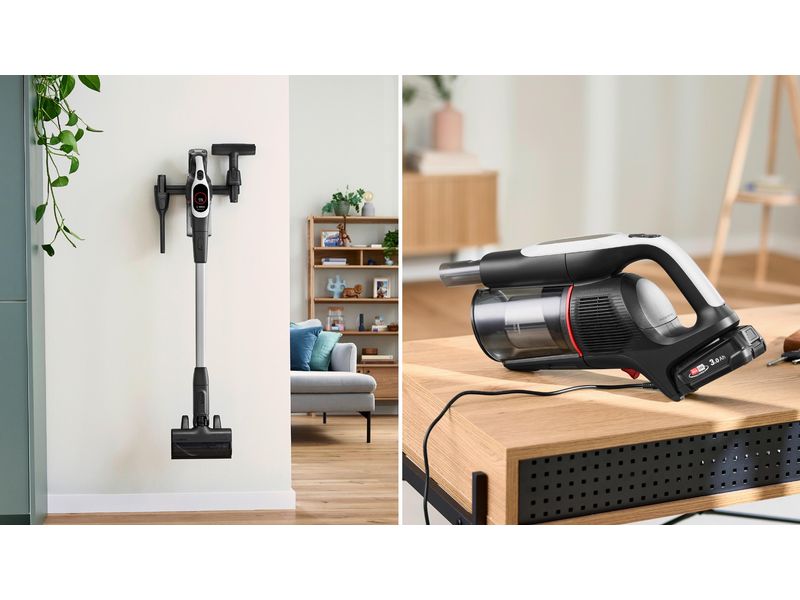 Bosch Akku-Hand- und Stielsauger Unlimited 9 BBS931WBA Akku-Staubsauger