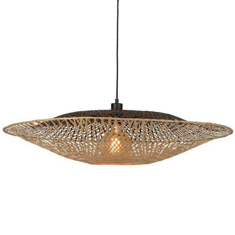 Good&Mojo Kalimantan hanglamp horizontaal small Ø44 naturel
