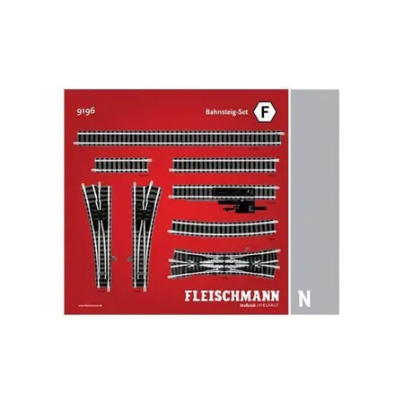 Fleischmann Bahnsteig-Set F, Gleiserweiterung